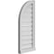 Ekena Millwork Quarter Round Top Left Surface Mount PVC Gable Vent w/ 2"W x 2"P Brickmould Sill Frame, 14"W x 32"H GVPQL14X3203SF - alternate 3